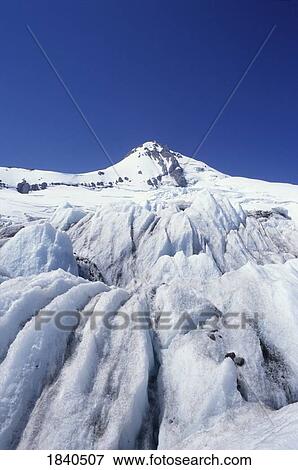 Eliot Glacier, Mount Hood, Oregon, USA View Large Photo Image Stock Photo - Eliot Glacier, Mount Hood, Oregon, USA. Fotosearch