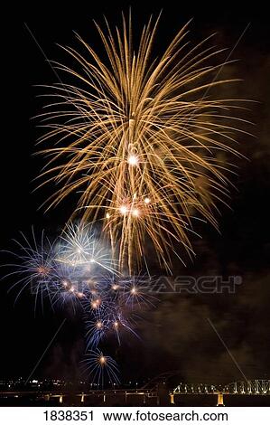 Stock Image - Fireworks. Fotosearch