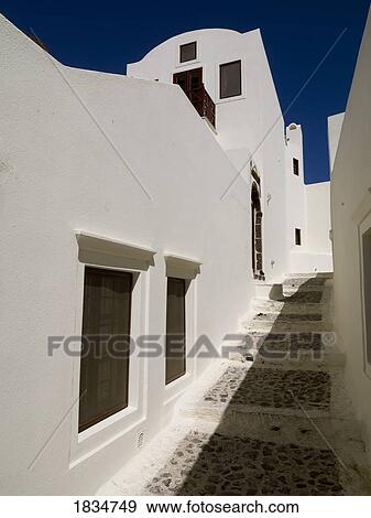 Greek architecture, Santorini, Greece View Large Photo Image Stock Photo - Greek architecture, Santorini, Greece . Fotosearch