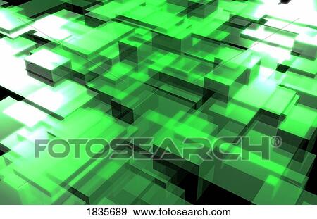 Green squares, abstract View Large Photo Image Stock Photo - Green squares, abstract. Fotosearch