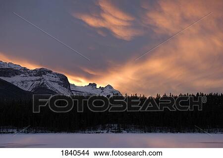 Herbert lake, Banff National Park, Alberta, Canada View Large Photo Image Picture - Herbert lake, Banff National Park, Alberta, Canada. Fotosearch