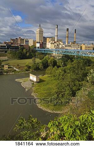 Picture - High Falls Area, Rochester, New York State, USA . Fotosearch