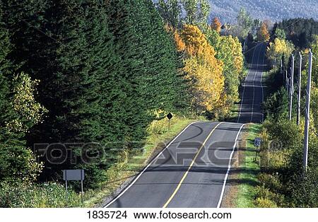 Hilly road, Eastern Townships, Quebec, Canada View Large Photo Image Picture - Hilly road, Eastern Townships, Quebec, Canada. Fotosearch