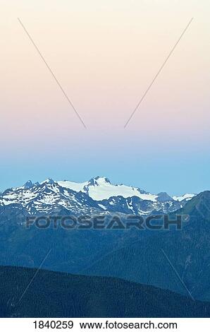 Stock Photo - Hurricane Ridge, Mount Olympus, Olympic National Park, Washington, USA . Fotosearch