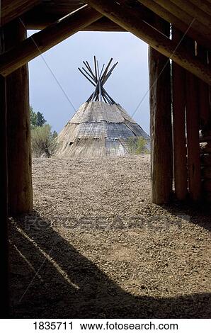 Stock Image - Indian tepee. Fotosearch