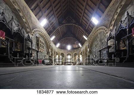 Stock Photo - Inside a church, Scotland. Fotosearch