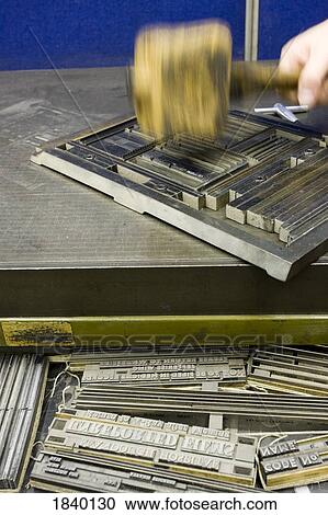 Letterpress printing View Large Photo Image Stock Image - Letterpress printing. Fotosearch
