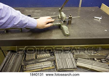 Letterpress printing View Large Photo Image Stock Image - Letterpress printing. Fotosearch