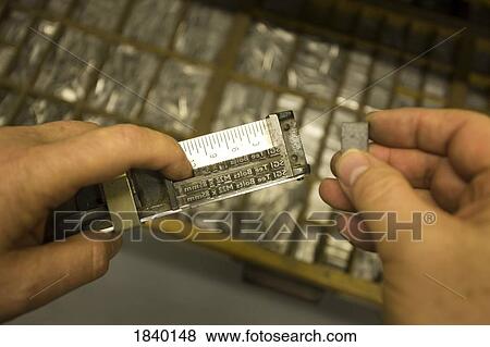 Stock Photo - Letterpress printing. Fotosearch