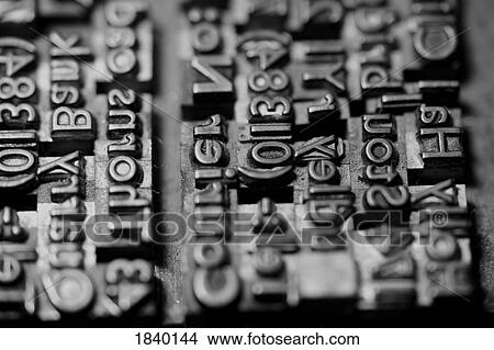 Letterpress type View Large Photo Image Picture - Letterpress type. Fotosearch