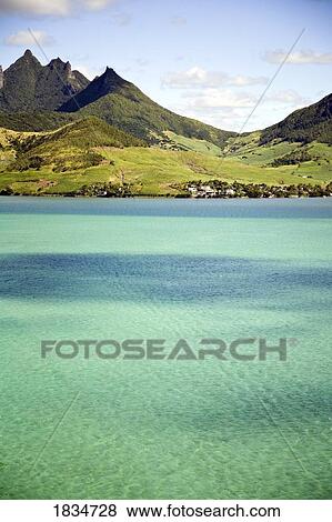 Stock Photo - Lion Mountain, South East Mauritius, Africa. Fotosearch