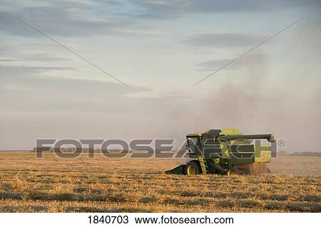 Manitoba, Canada; Combine harvester View Large Photo Image Stock Image - Manitoba, Canada; Combine harvester. Fotosearch