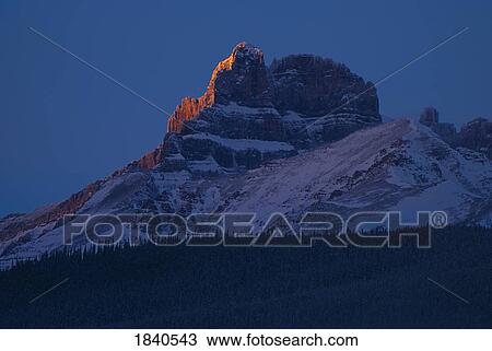 Stock Image - Mount Hector, Banff National Park, Alberta, Canada. Fotosearch