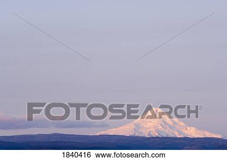 Stock Photograph - Mount Hood, Columbia River Gorge, Oregon, USA. Fotosearch