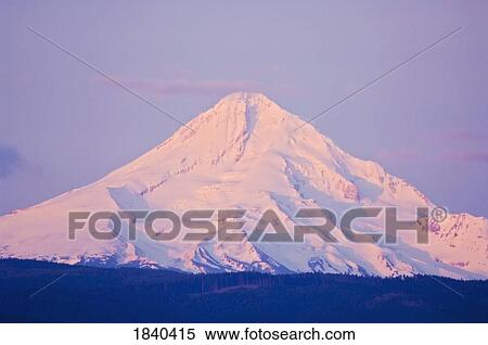 Stock Photography - Mount Hood, Columbia River Gorge, Oregon, USA. Fotosearch