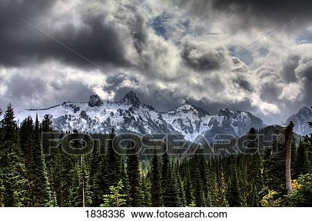 Mountain Peak, Mount Rainier National Park, Tatoosh Range, Washington, USA View Large Photo Image Stock Photograph - Mountain Peak, Mount Rainier National Park, Tatoosh Range, Washington, USA . Fotosearch