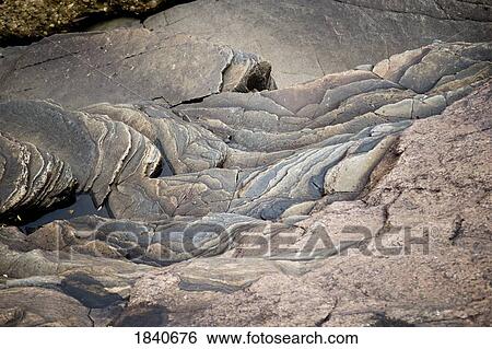 Stock Photograph - Muskoka, Ontario, Canada; Rocky cliff. Fotosearch