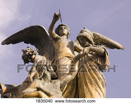 Stock Image - National Monument of Victor Emmanuel II, Rome, Italy. Fotosearch