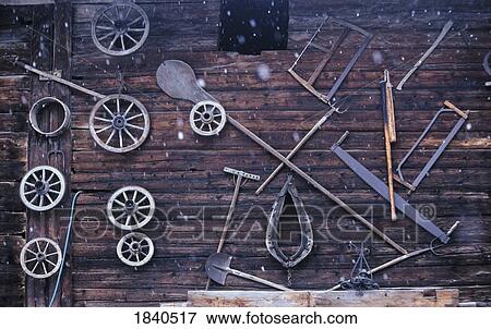 Stock Photo - Old hand tools. Fotosearch