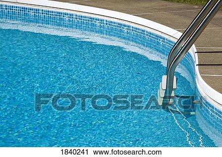Stock Image - Outdoor swimming pool. Fotosearch