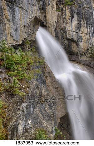 Stock Image - Panther Falls, Banff National Park, Alberta, Canada . Fotosearch