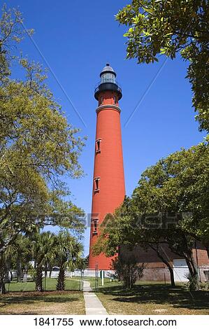 Stock Photography - Ponce Inlet Lighthouse, Daytona Beach, Florida, USA . Fotosearch