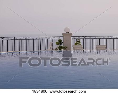 Stock Photograph - Pool, Corfu, Greece . Fotosearch