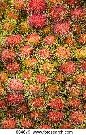 Stock Photo - Rambutan, Central Market, Kuala Lumpur, Malaysia. Fotosearch