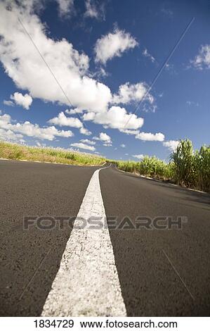 Road near Beau Rivage, Southeast Mauritius, Africa View Large Photo Image Stock Photo - Road near Beau Rivage, Southeast Mauritius, Africa . Fotosearch