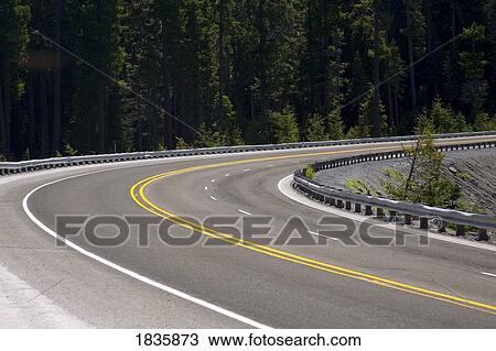 Stock Image - Road, Oregon, USA. Fotosearch