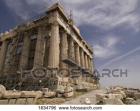 Stock Photograph - Ruins, Athens, Greece . Fotosearch