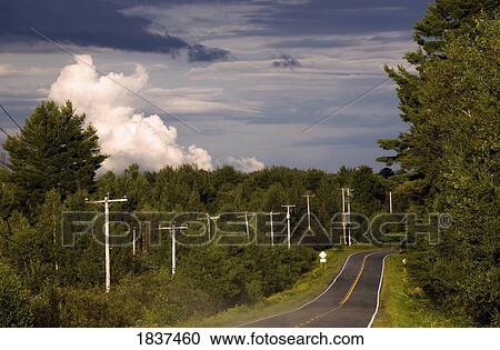 Stock Image - Rural road. Fotosearch