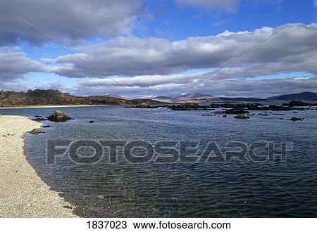 Stock Image - Saddell Bay, Kintyre Peninsula, Scotland. Fotosearch