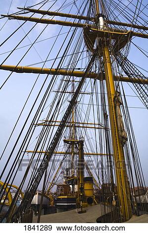 Stock Photo - Sailboat, Amerigo Vespuce, Venice, Italy. Fotosearch