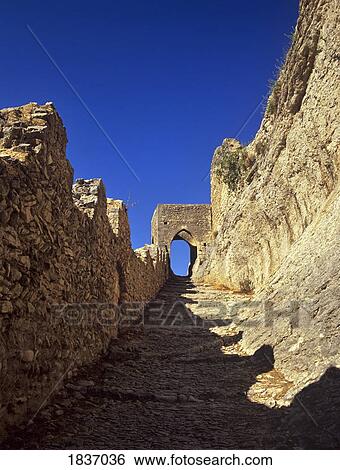 Santo Saturnin Les Apt Provenza France Medievale Ramparts Archivio Fotografico 1837036 Fotosearch