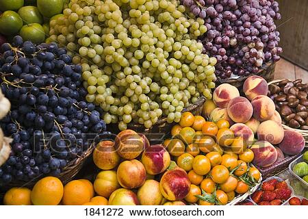 Siena, Tuscany, Italy; Fresh fruit market View Large Photo Image Stock Image - Siena, Tuscany, Italy; Fresh fruit market. Fotosearch