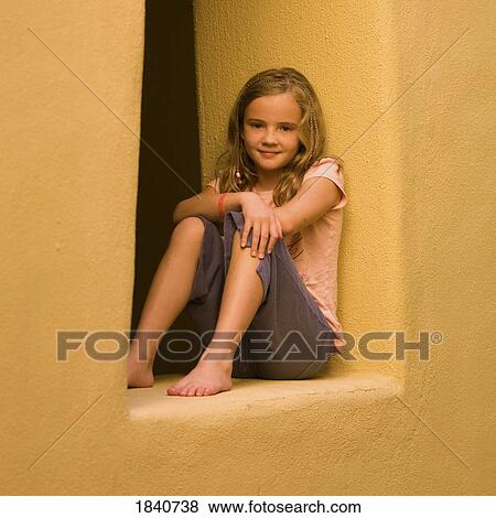 Sitting in a window View Large Photo Image Stock Photo - Sitting in a window. Fotosearch