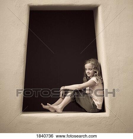 Sitting in a window View Large Photo Image Stock Photograph - Sitting in a window. Fotosearch
