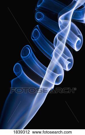 Stock Image - Smoke patterns. Fotosearch