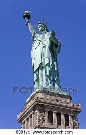 Stock Photography - Statue of Liberty, Lower Manhattan, New York City, New York, USA . Fotosearch