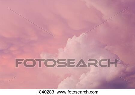 Stock Image - Sunset clouds. Fotosearch