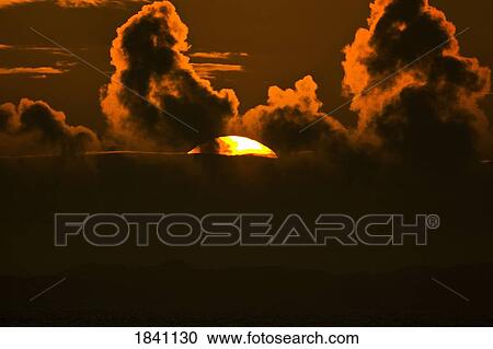 Stock Image - Sunset. Fotosearch