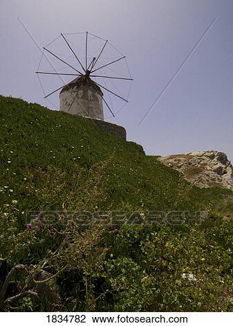 Windmills, Mykonos, Greece View Large Photo Image Stock Image - Windmills, Mykonos, Greece. Fotosearch