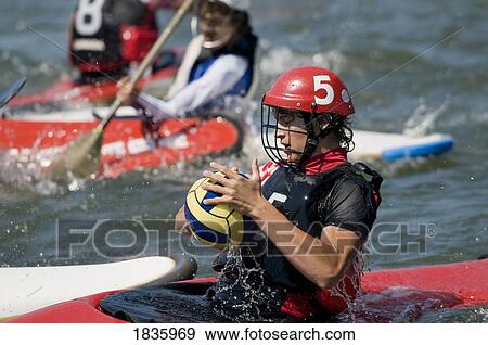 2008 Canoe polo championships View Large Photo Image Stock Photo - 2008 Canoe polo championships. Fotosearch