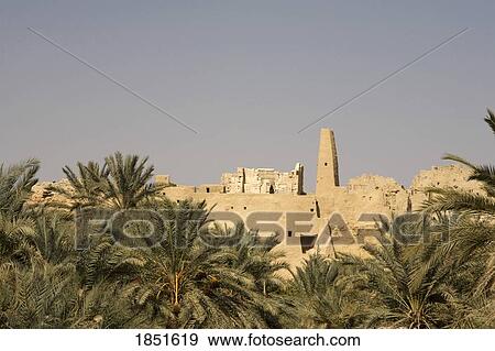 Stock Photo - Aghurmi, Siwa Oasis, Egypt; Temple of the Oracle. Fotosearch