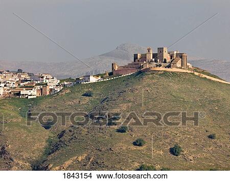 Picture - Alora castle, Costa del Sol, Malaga Province, Spain, Europe . Fotosearch