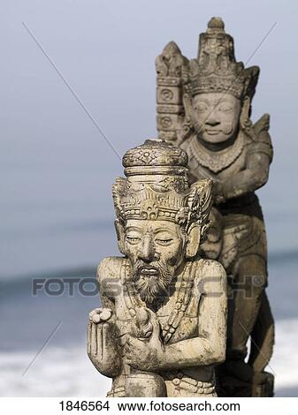 Picture - Bali, Indonesia; Hindu statues. Fotosearch