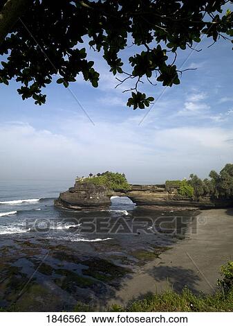 Stock Image - Bali, Indonesia; Tanah Lot Sea Temple. Fotosearch