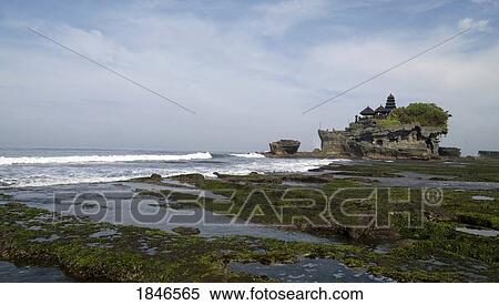 Stock Photography - Bali, Indonesia; Tanah Lot Sea Temple. Fotosearch
