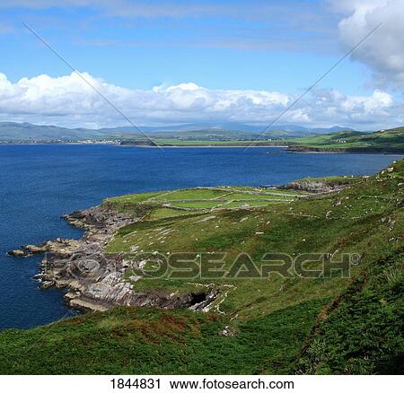 Stock Image - Ballinskelligs Bay, Ring of Kerry, County Kerry, Ireland, Near Waterville. Fotosearch